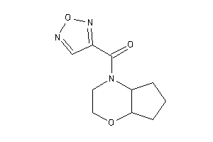 3,4a,5,6,7,7a-hexahydro-2H-cyclopenta[b][1,4]oxazin-4-yl(furazan-3-yl)methanone