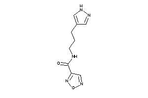 N-[3-(1H-pyrazol-4-yl)propyl]furazan-3-carboxamide