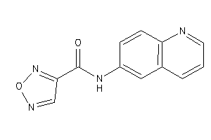 N-(6-quinolyl)furazan-3-carboxamide