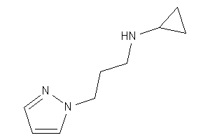 Cyclopropyl(3-pyrazol-1-ylpropyl)amine