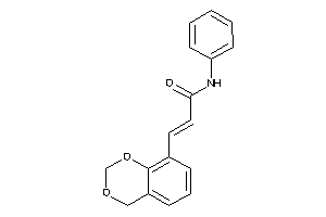 3-(4H-1,3-benzodioxin-8-yl)-N-phenyl-acrylamide