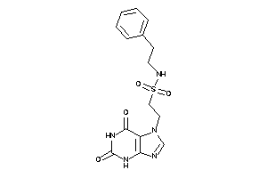 2-(2,6-diketo-3H-purin-7-yl)-N-phenethyl-ethanesulfonamide