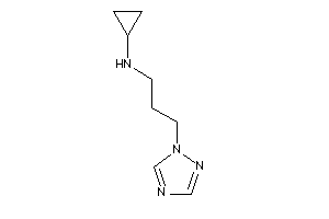 Cyclopropyl-[3-(1,2,4-triazol-1-yl)propyl]amine