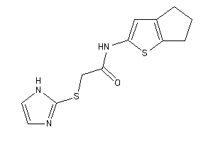 N-(5,6-dihydro-4H-cyclopenta[b]thiophen-2-yl)-2-(1H-imidazol-2-ylthio)acetamide