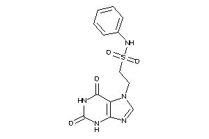 2-(2,6-diketo-3H-purin-7-yl)-N-phenyl-ethanesulfonamide