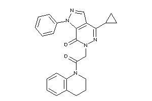 4-cyclopropyl-6-[2-(3,4-dihydro-2H-quinolin-1-yl)-2-keto-ethyl]-1-phenyl-pyrazolo[3,4-d]pyridazin-7-one