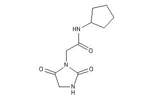 N-cyclopentyl-2-(2,5-diketoimidazolidin-1-yl)acetamide