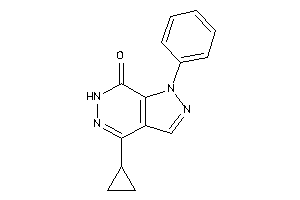 4-cyclopropyl-1-phenyl-6H-pyrazolo[3,4-d]pyridazin-7-one