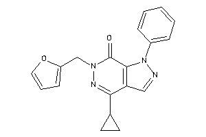 4-cyclopropyl-6-(2-furfuryl)-1-phenyl-pyrazolo[3,4-d]pyridazin-7-one