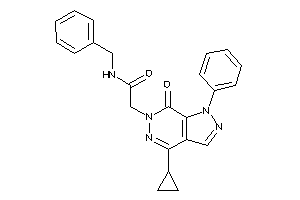 N-benzyl-2-(4-cyclopropyl-7-keto-1-phenyl-pyrazolo[3,4-d]pyridazin-6-yl)acetamide