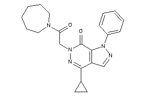 6-[2-(azepan-1-yl)-2-keto-ethyl]-4-cyclopropyl-1-phenyl-pyrazolo[3,4-d]pyridazin-7-one