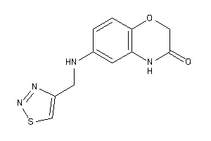 6-(thiadiazol-4-ylmethylamino)-4H-1,4-benzoxazin-3-one