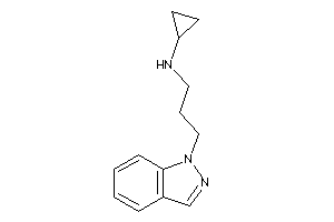 Cyclopropyl(3-indazol-1-ylpropyl)amine