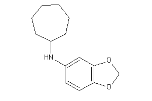 1,3-benzodioxol-5-yl(cycloheptyl)amine