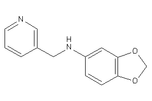 1,3-benzodioxol-5-yl(3-pyridylmethyl)amine