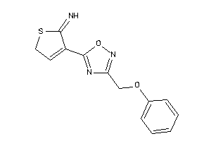 [4-[3-(phenoxymethyl)-1,2,4-oxadiazol-5-yl]-2H-thiophen-5-ylidene]amine