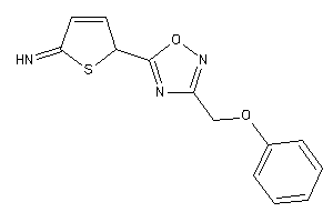 [2-[3-(phenoxymethyl)-1,2,4-oxadiazol-5-yl]-2H-thiophen-5-ylidene]amine