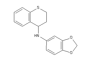 1,3-benzodioxol-5-yl(thiochroman-4-yl)amine