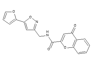 N-[[5-(2-furyl)isoxazol-3-yl]methyl]-4-keto-chromene-2-carboxamide