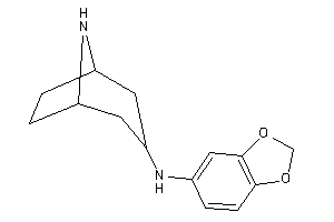 8-azabicyclo[3.2.1]octan-3-yl(1,3-benzodioxol-5-yl)amine