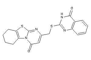 2-[[(4-keto-3H-quinazolin-2-yl)thio]methyl]-6,7,8,9-tetrahydropyrimido[2,1-b][1,3]benzothiazol-4-one