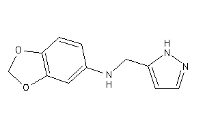 1,3-benzodioxol-5-yl(1H-pyrazol-5-ylmethyl)amine