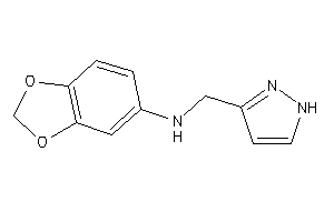 1,3-benzodioxol-5-yl(1H-pyrazol-3-ylmethyl)amine