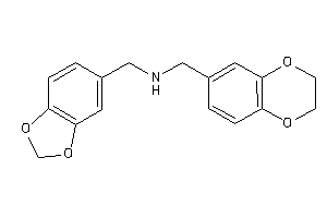 2,3-dihydro-1,4-benzodioxin-7-ylmethyl(piperonyl)amine
