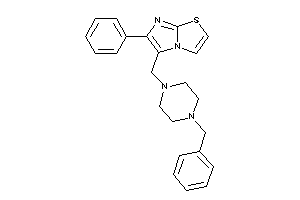 5-[(4-benzylpiperazino)methyl]-6-phenyl-imidazo[2,1-b]thiazole