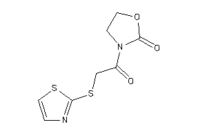 3-[2-(thiazol-2-ylthio)acetyl]oxazolidin-2-one