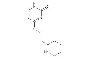 4-[2-(2-piperidyl)ethylthio]-1H-pyrimidin-2-one