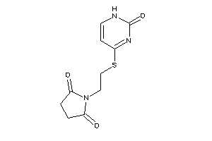 1-[2-[(2-keto-1H-pyrimidin-4-yl)thio]ethyl]pyrrolidine-2,5-quinone