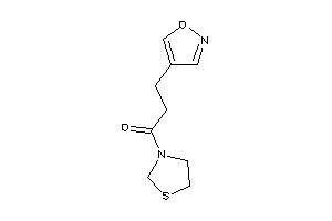 3-isoxazol-4-yl-1-thiazolidin-3-yl-propan-1-one