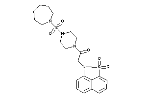 1-[4-(azepan-1-ylsulfonyl)piperazino]-2-(diketoBLAHyl)ethanone