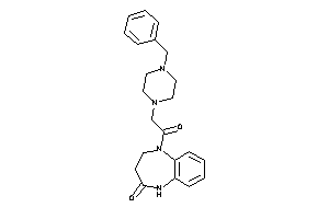 1-[2-(4-benzylpiperazino)acetyl]-3,5-dihydro-2H-1,5-benzodiazepin-4-one