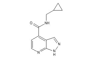 N-(cyclopropylmethyl)-1H-pyrazolo[3,4-b]pyridine-4-carboxamide