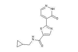 N-(cyclopropylmethyl)-2-(6-keto-1H-pyridazin-5-yl)thiazole-5-carboxamide
