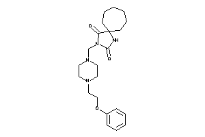 3-[[4-(2-phenoxyethyl)piperazino]methyl]-1,3-diazaspiro[4.6]undecane-2,4-quinone