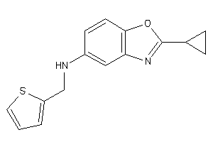 (2-cyclopropyl-1,3-benzoxazol-5-yl)-(2-thenyl)amine