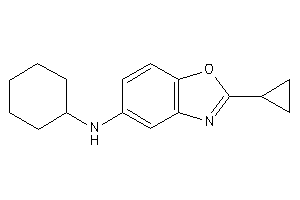 Cyclohexyl-(2-cyclopropyl-1,3-benzoxazol-5-yl)amine