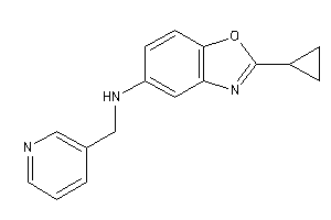 (2-cyclopropyl-1,3-benzoxazol-5-yl)-(3-pyridylmethyl)amine