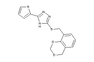 3-(4H-1,3-benzodioxin-8-ylmethylthio)-5-(2-thienyl)-4H-1,2,4-triazole