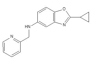 (2-cyclopropyl-1,3-benzoxazol-5-yl)-(2-pyridylmethyl)amine