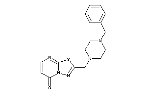 Image of 2-[(4-benzylpiperazino)methyl]-[1,3,4]thiadiazolo[3,2-a]pyrimidin-5-one