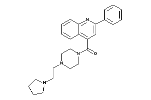 (2-phenyl-4-quinolyl)-[4-(2-pyrrolidinoethyl)piperazino]methanone