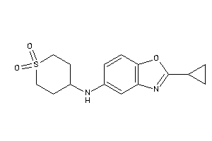 (2-cyclopropyl-1,3-benzoxazol-5-yl)-(1,1-diketothian-4-yl)amine