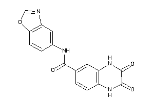 N-(1,3-benzoxazol-5-yl)-2,3-diketo-1,4-dihydroquinoxaline-6-carboxamide