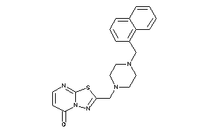 Image of 2-[[4-(1-naphthylmethyl)piperazino]methyl]-[1,3,4]thiadiazolo[3,2-a]pyrimidin-5-one