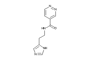 N-[2-(1H-imidazol-5-yl)ethyl]pyridazine-4-carboxamide