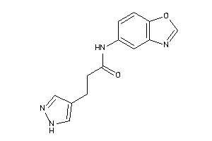 N-(1,3-benzoxazol-5-yl)-3-(1H-pyrazol-4-yl)propionamide